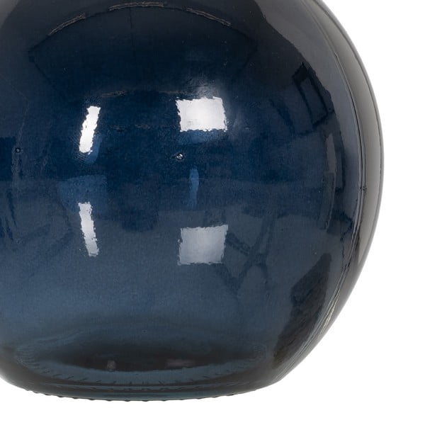 Temno modra ročno izdelana vaza (višina 18 cm) – Ixia-image-1