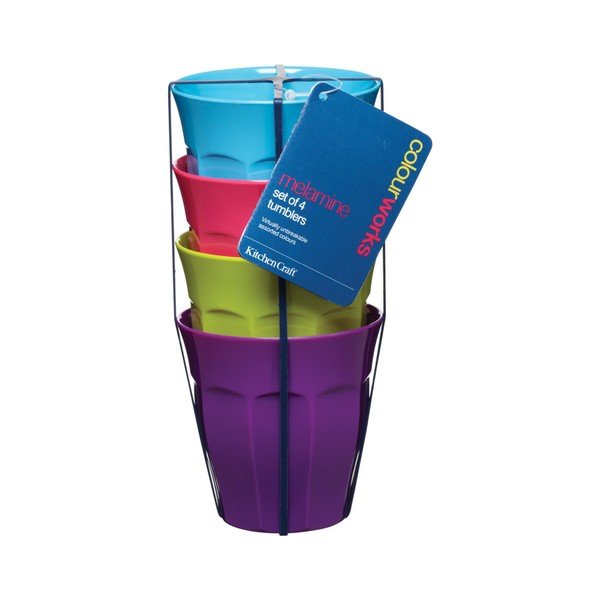 Komplet 4 skodelic Kitchen Craft Colourworks, 225 ml-image-1