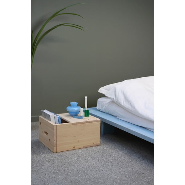 Nočna omarica iz masivnega bora v naravni barvi Grab It – Karup Design-image-4