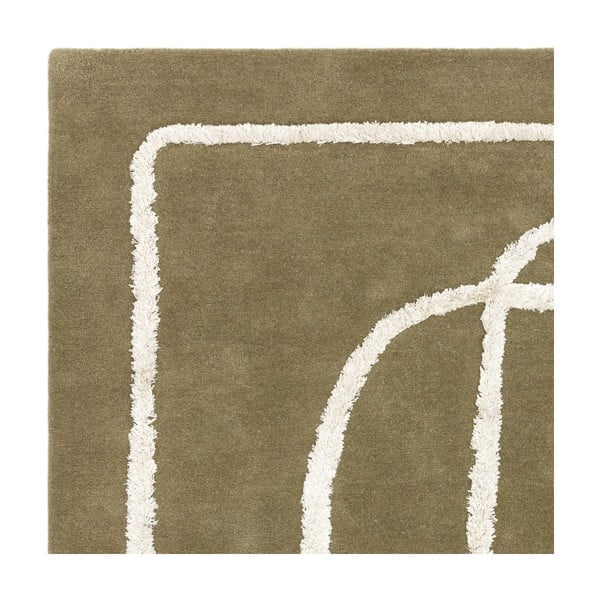 Zelena ročno tkana volnena preproga 160x230 cm Matrix – Asiatic Carpets-image-3