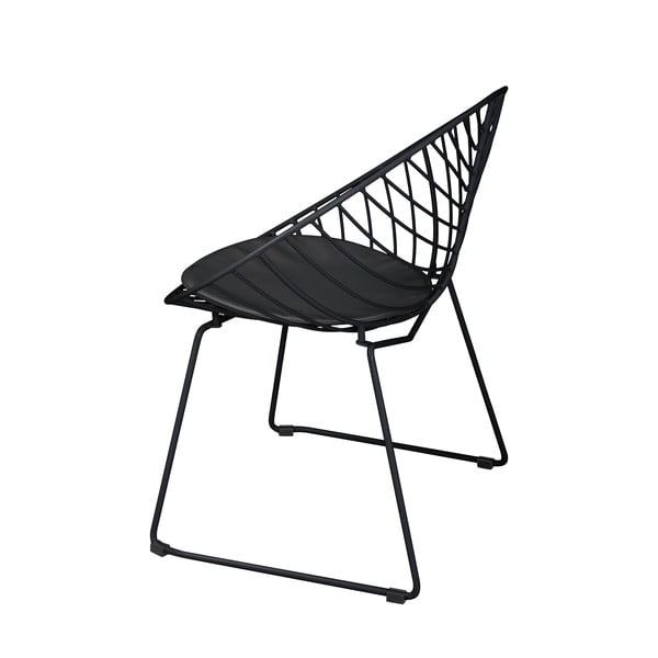 Komplet 2 črnih vrtnih stolov Bonami Selection Coco-image-4