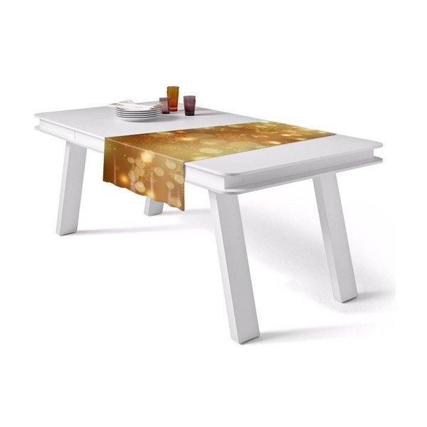 Božični namizni tekač Gold Shimmer, 40 x 140 cm-image-1