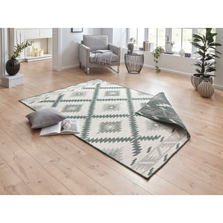Zeleno-krem zunanja preproga NORTHRUGS Malibu, 230 x 160 cm