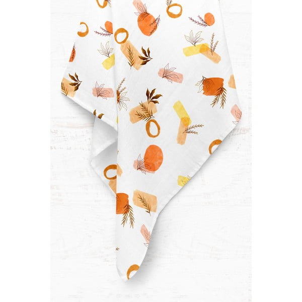 Bela otroška odeja iz muslina 75x100 cm Rhapsody – Mijolnir-image-2