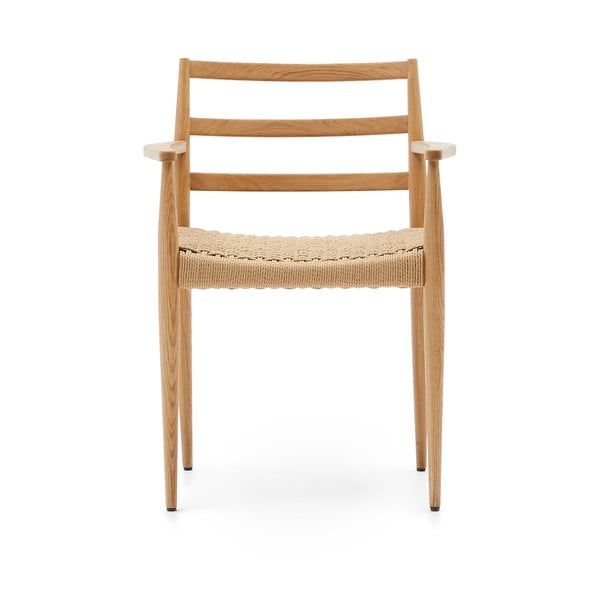 Jedilni stoli iz masivnega hrasta v naravni barvi v kompletu 2 ks Analy – Kave Home-image-4