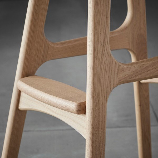 Vrtljiv usnjen barski stol  86 cm Buck - Hammel Furniture-image-4