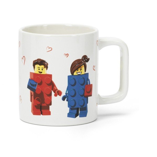 Bela keramična otroška skodelica 300 ml Love – LEGO®