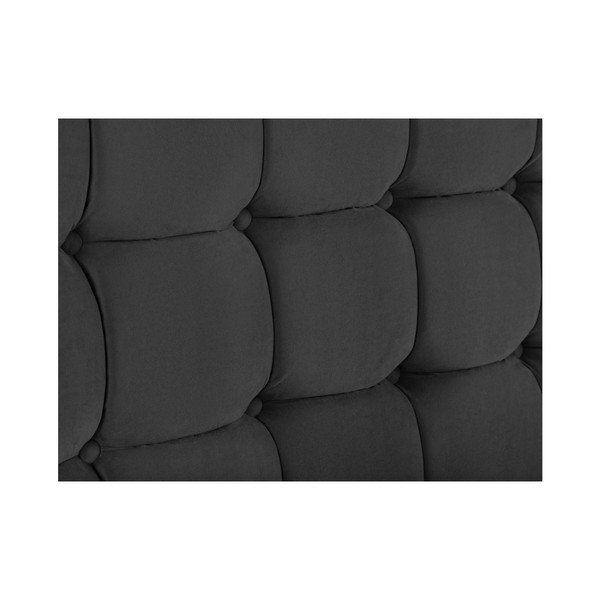 Temno siva naglavna deska Kooko Home Hasso, 120 x 200 cm-image-2