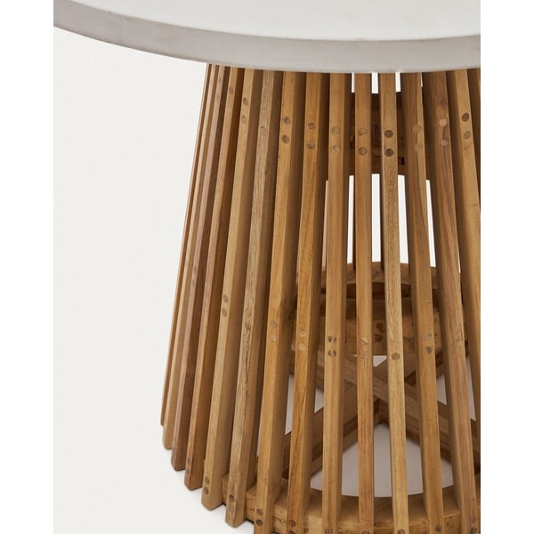 Okrogla vrtna miza ø 90 cm Alcaufar – Kave Home-image-3