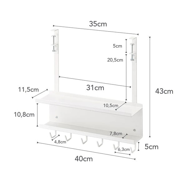 Kovinski organizator za kable Smart – YAMAZAKI-image-4