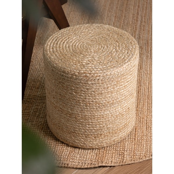 Tabure v naravni barvi Jutta Gold – Hanse Home-image-2