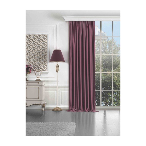 Roza polzatemnitvena zavesa 260x100 cm - Mila Home-image-3