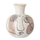 Vaza iz bele keramike Bloomingville Irini, višina 22,5 cm