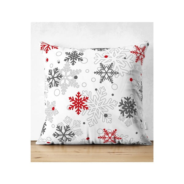4 božične prevleke za okrasne blazine in namizni tekač Minimalist Cushion Covers Red Christmas-image-2