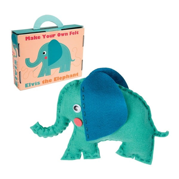 Komplet za šivanje plišaste igrače Rex London Elvis Elephant