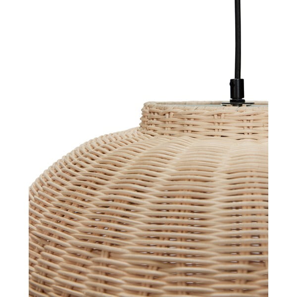 Viseča svetilka v naravni barvi ø 45 cm Chand – Hübsch-image-2