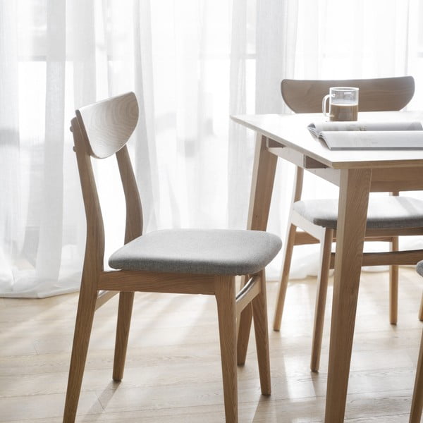 Jedilni stoli v naravni barvi v kompletu 2 kos  Rodham - Rowico-image-1