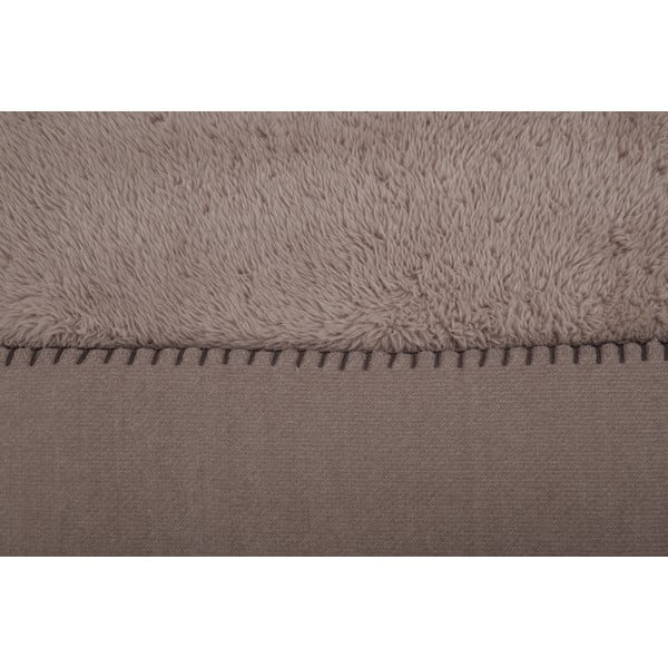 Sivorjava odeja iz mikropliša 150x200 cm Tomo – Tiseco Home Studio-image-2