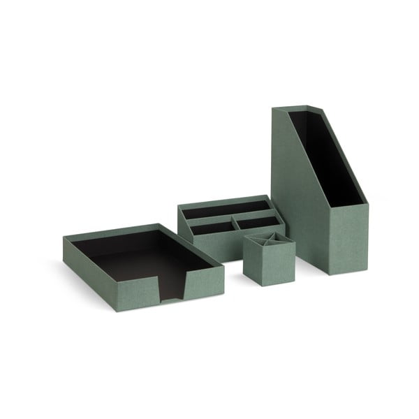 Kartonasti organizatorji v kompletu 4 ks Hugo Canvas Paper Laminate – Bigso