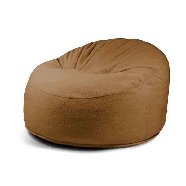 Rjava vreča za sedenje iz tkanine bouclé Om 110 – SLOWDOWN