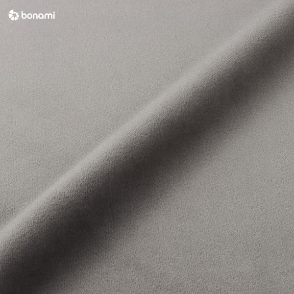 Siva žametna kotna zofa (v obliki črke U) Jodie - Micadoni Home-image-4