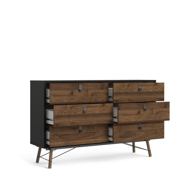 Temno rjava komoda Tvilum Ry, 150 x 95 cm-image-4