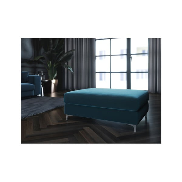 Temno modra žameten otoman Devichy Rothe-image-3