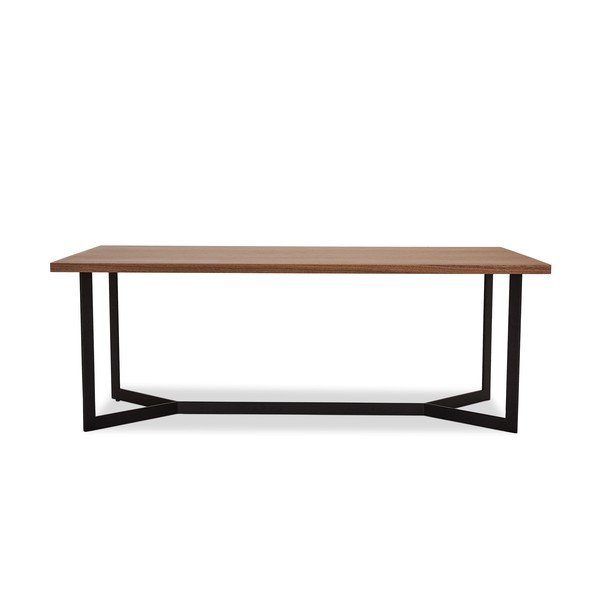 Rjava mizica iz orehovine Furnhouse Tokio, 140 x 80 cm-image-2