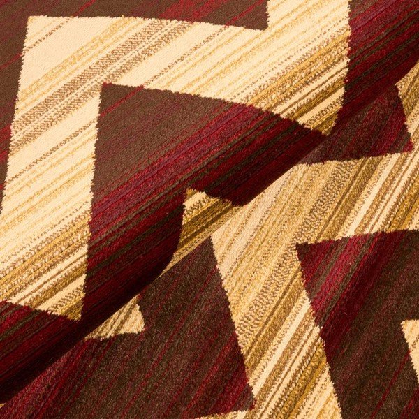 Floorita Inspiration Zig Zag rjava visokozmogljiva preproga, 165 x 235 cm-image-1