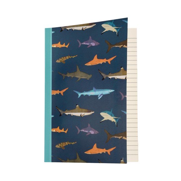 Zvezek 60 strani A5 format Sharks - Rex London-image-1