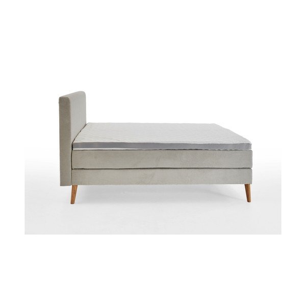 Bež boxspring postelja 180x200 cm Linea – Meise Möbel-image-4