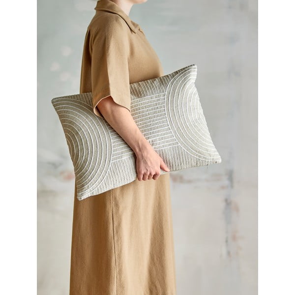 Okrasna blazina iz mešanice lana 35x50 cm Chun – Bloomingville-image-3