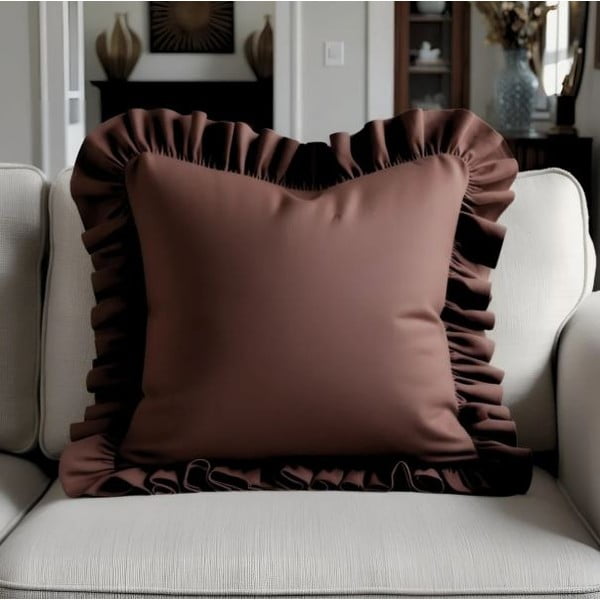 Prevleka za blazino iz mešanice bombaža 40x40 cm Ruffled – Mila Home-image-2
