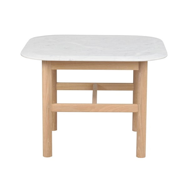 Bela mizica iz marmorja 62x62 cm Hammond - Rowico