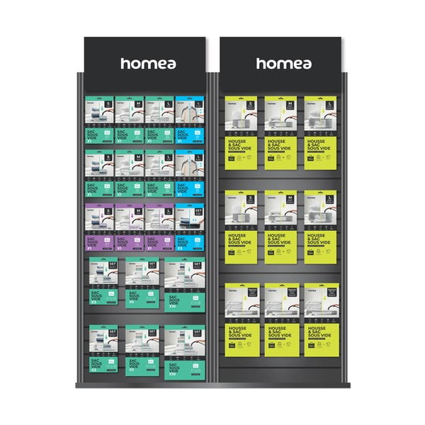 Vakuumska plastična škatla za shranjevanje oblačil 40x40x25 cm – Homéa-image-2