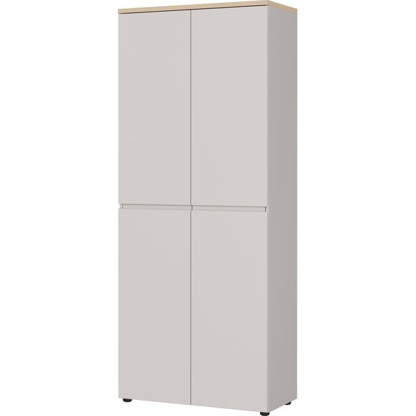 Kremno bela komoda v mat dekorju 80x197x40 cm Lissabon – Germania