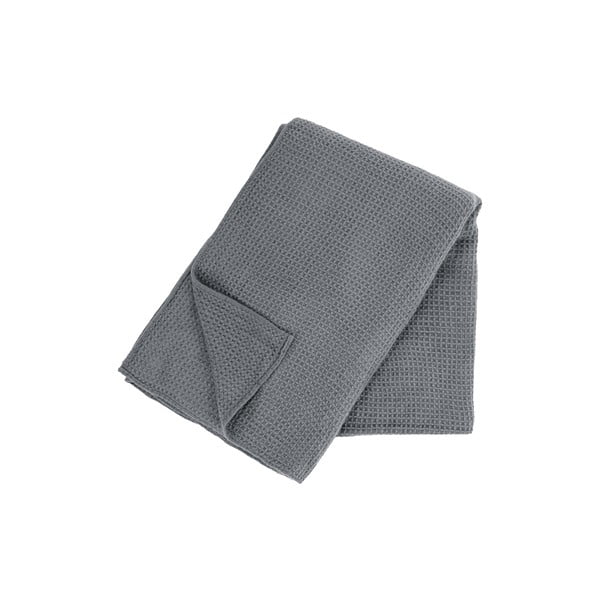 Sivo posteljno pregrinjalo Tiseco Home Studio Mini Waffle, 130 x 170 cm-image-2