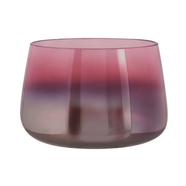 Roza steklena vaza PT LIVING Naoljena, višina 10 cm