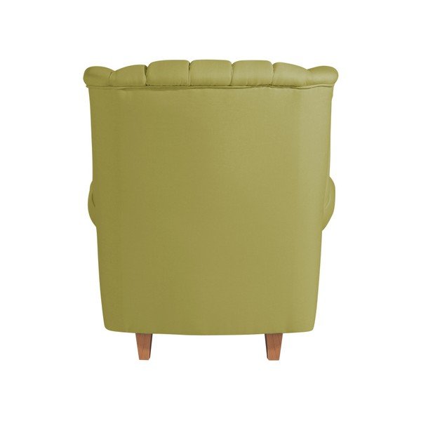 Max Winzer Vary Leather zeleni fotelj iz umetnega usnja-image-4