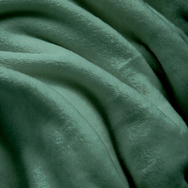 Zelena odeja iz mikroflanele 220x240 cm Flanou – douceur d'intérieur-image-2