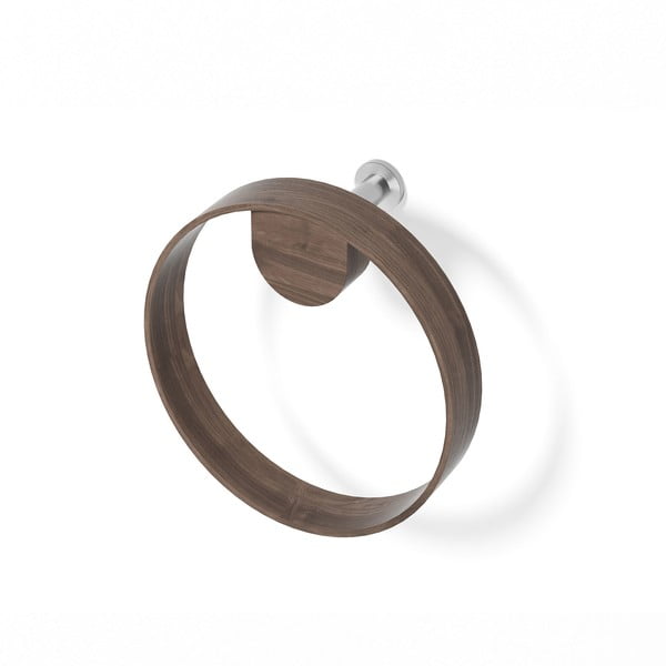 Stensko držalo za brisače iz orehovega lesa Wireworks Yoku Walnut-image-2