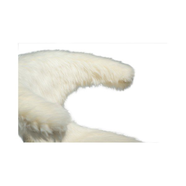 Bel stol z imitacijo ovčje kože DAN-FORM Denmark Flair-image-3
