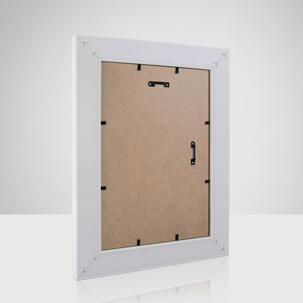 Bel plastičen stenski okvir 28x38 cm-image-1