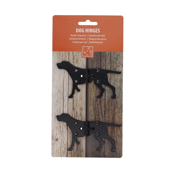 Kovinski tečaji za vrata 4 ks Dog – Esschert Design-image-1