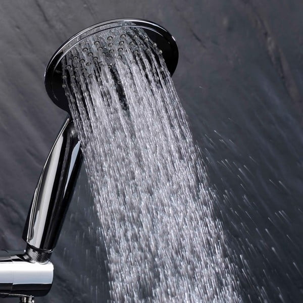 Plastična tuš garnitura v mat srebrni barvi z ročno prho 70 cm Hydro – douceur d'intérieur-image-4