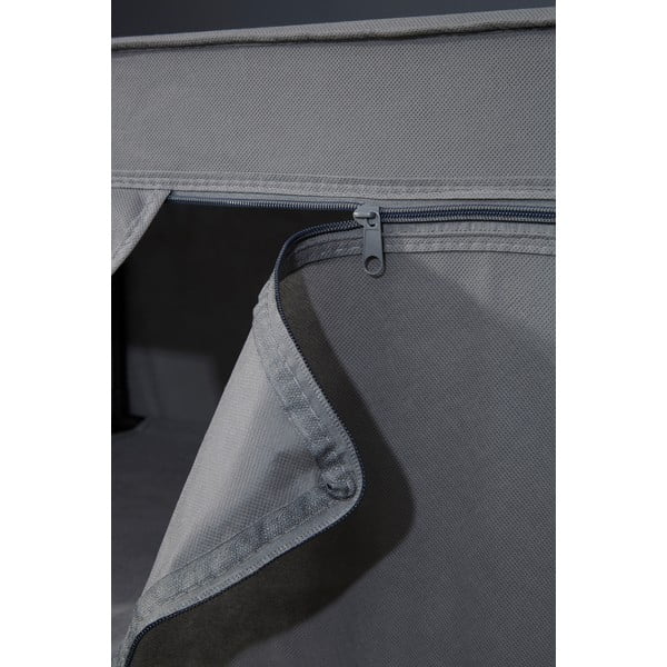 Siva tekstilna garderobna omara 90x160 cm Dara – Premier Housewares-image-4