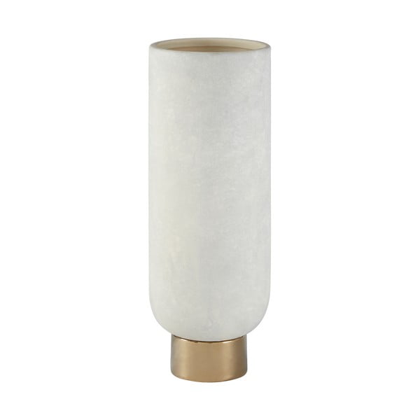 Belo-zlata keramična vaza Premier Housewares Callie, višina 32 cm