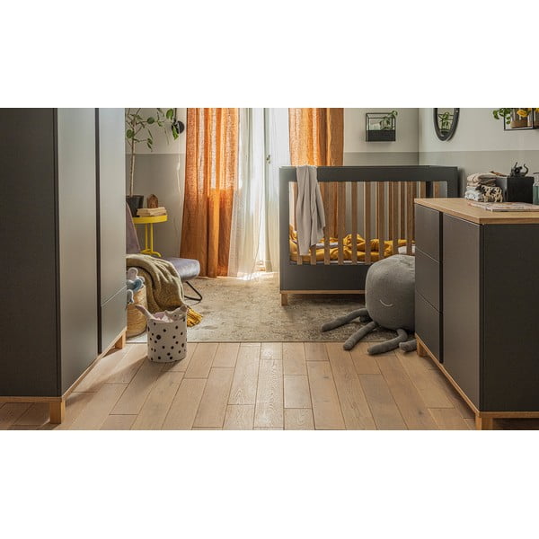 Siva komoda Vox Altitude, višina 85 cm-image-1