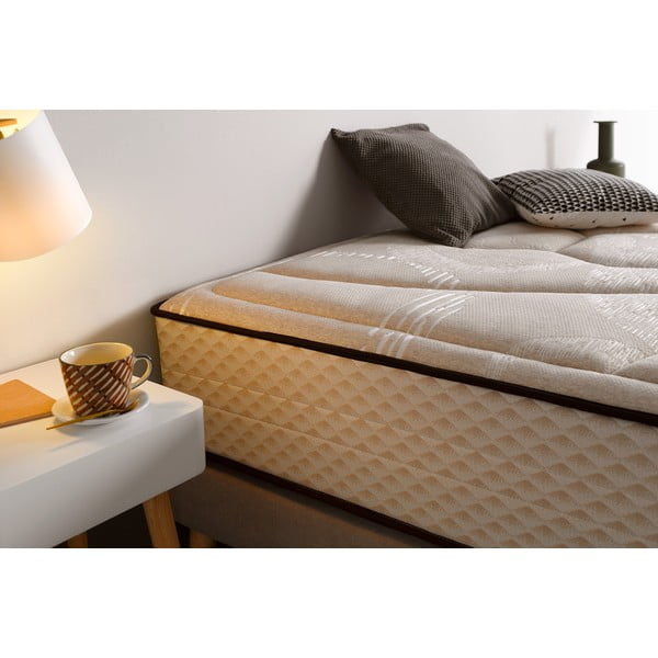 Trda/srednje trda obojestranska termoregulacijska vzmetnica iz pene 160x200 cm Tempus Gold – Moonia-image-4