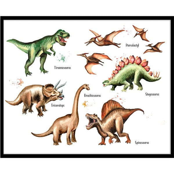 Otroški plakat Styler Artbox Dinosaur, 50 x 70 cm